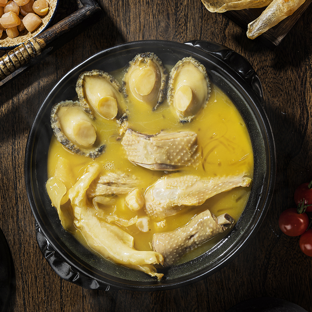 金湯鮑魚(yú)花膠雞